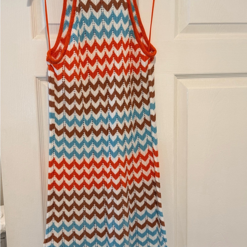 C&C California Multicolor Chevron Knit Tank